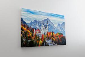 Картина на холсте KIL Art Сказочный замок в Германии 51x34 см (278)
