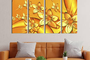 Картина на холсте KIL Art Солнечные цветы 149x93 см (807-41)