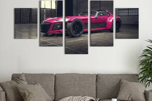 Картина на холсте KIL Art Спорткар Donkervoort D8 GTO Individual 187x94 см (1383-52)