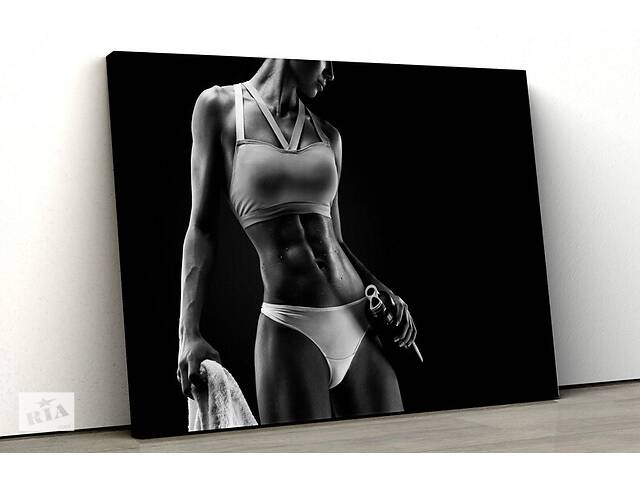 Картина на холсте KIL Art Спортивная девушка 51x34 см (83)