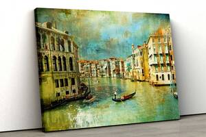 Картина на холсте KIL Art Старинная Венеция 81x54 см (309)