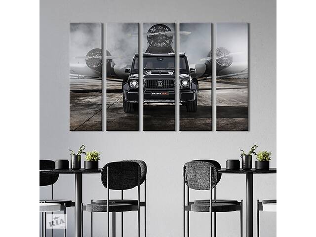 Картина на холсте KIL Art Стильный внедорожник Mercedes AMG G63 Brabus 132x80 см (1247-51)