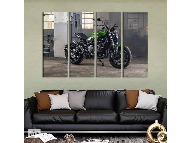 Картина на холсте KIL Art Супербыстрый мотоцикл Benelli 752S 209x133 см (1245-41)