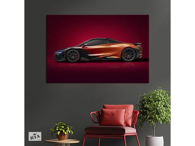 Картина на холсте KIL Art Суперкар McLaren 765LT Strata 51x34 см (1377-1)