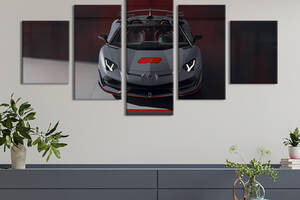 Картина на холсте KIL Art Суперкар нового поколения Lamborghini 187x94 см (1264-52)