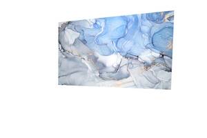 Картина на холсте KIL Art Светлый голубой мрамор 122x81 см (158)