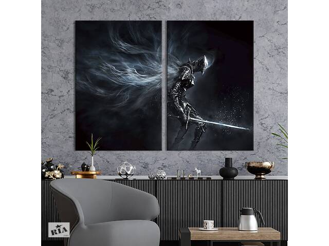 Картина на холсте KIL Art Тёмные души 165x122 см (1415-2)