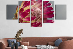 Картина на холсте KIL Art Тропический цветок протея 162x80 см (971-52)