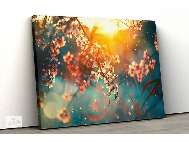 Картина на холсте KIL Art Цветение сакуры 51x34 см (405)