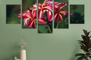 Картина на холсте KIL Art Удивительная тропическая лилия 112x54 см (944-52)