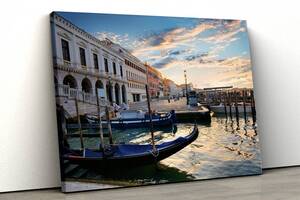 Картина на холсте KIL Art Улица Венеции 51x34 см (272)