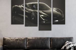Картина на холсте KIL Art Утонченный McLaren Speedtail 129x90 см (1360-42)