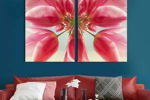 Картина на холсте KIL Art Восхитительная розовая лилия 71x51 см (1008-2)