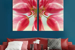 Картина на холсте KIL Art Восхитительная розовая лилия 165x122 см (1008-2)