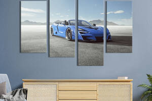 Картина на холсте KIL Art Восхитительное авто McLaren 720S Spider 129x90 см (1267-42)