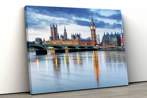Картина на полотні KIL Art Вид на Лондон 122x81 см (299)