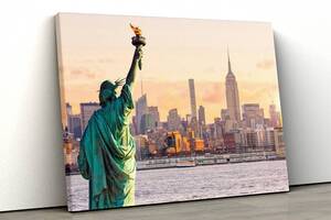 Картина на полотні KIL Art Вид на Нью-Йорк 122x81 см (285)