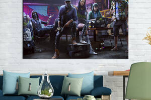 Картина на холсте KIL Art Watch Dogs 2 51x34 см (1434-1)