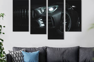 Картина на холсте KIL Art Изысканный автомобиль 129x90 см (1368-42)
