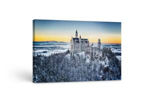 Картина на холсте KIL Art Замок Нойшванштайн Германия 81x54 см (268)