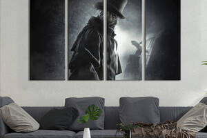 Картина на холсте KIL Art Жуткий Джек Потрошитель в Assassin's Creed: Syndicate 89x53 см (1435-41)
