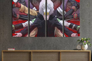 Картина на холсте KIL Art Злодей Тойя Сецуно / Моя геройская академия 209x133 см (1501-41)