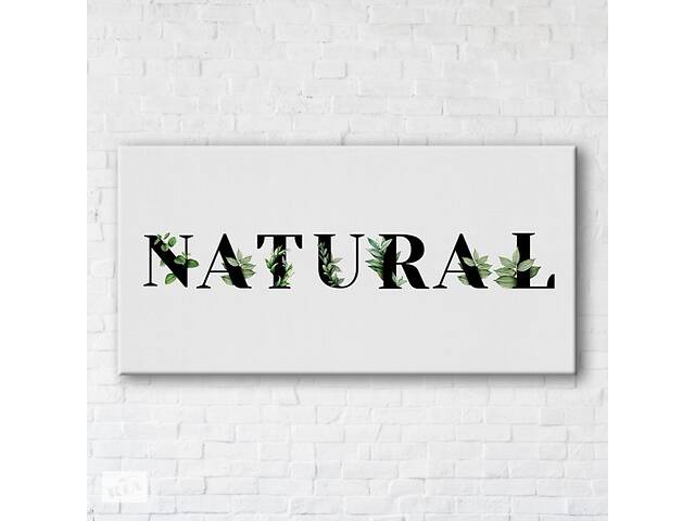 Картина на холсте Natural 70x140см SKL89-313974