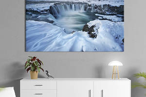Картина на холсте интерьерная KIL Art Ледник Исландии 51x34 см (636-1)