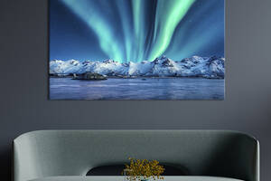 Картина на холсте интерьерная KIL Art Северны полюс 122x81 см (629-1)
