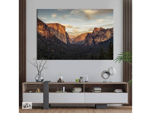 Картина на холсте интерьерная KIL Art Йосемитская долина 51x34 см (596-1)