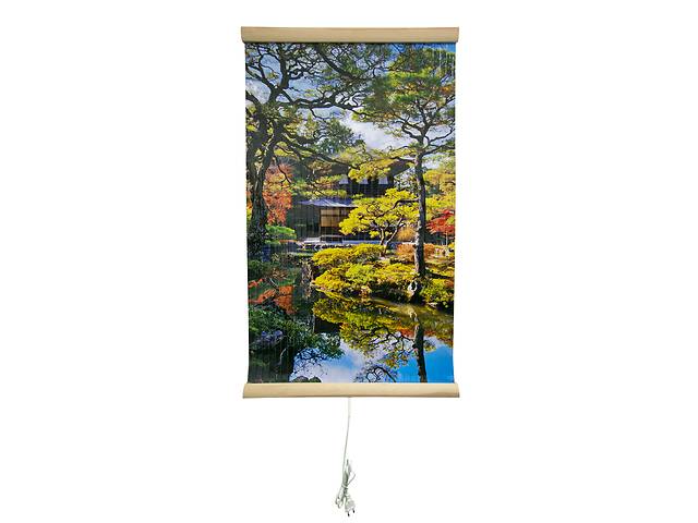 Картина обогреватель (Японский сад) настенный пленочный инфракрасный электрообогреватель Трио 00122 (ST)