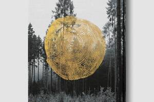 Картина Отпечаток природы Malevich Store 45x60 см (P0426)