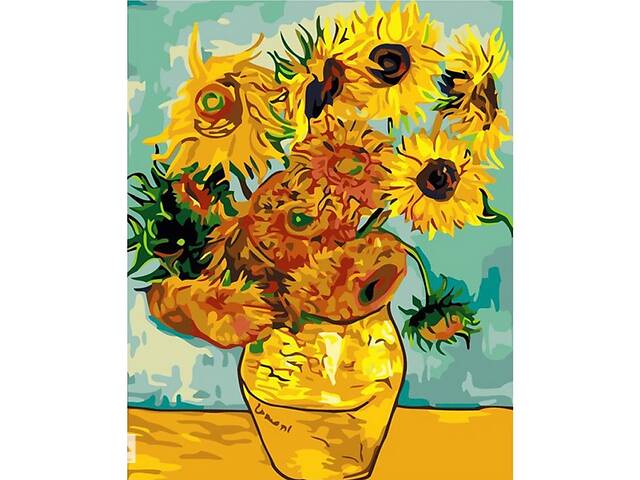 Картина за номерами. Букети 'Соняшники Ван Гог' KHO098, 40х50 см