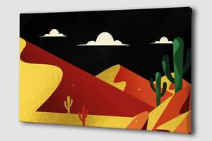 Картина Пустыня Malevich Store 50x100 см (K0017)