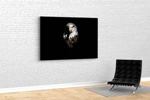 Картина у вітальню спальню для інтер'єру Гордий орел KIL Art 51x34 см (562)