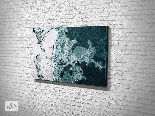 Картина в гостиную спальню для интерьера Ледяное море KIL Art 122x81 см (800)