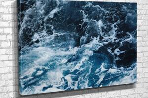 Картина у вітальню спальню для інтер'єру Морський шторм KIL Art 51x34 см (773)