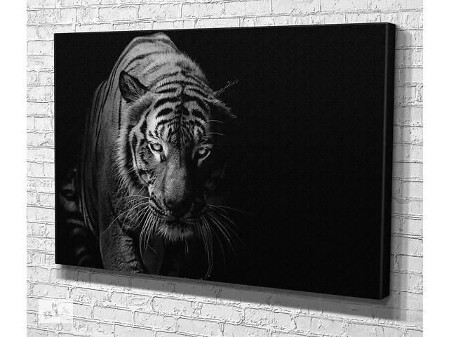 Картина у вітальню спальню для інтер'єру Тигр KIL Art 122x81 см (532)