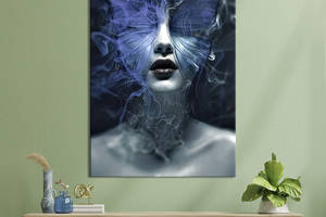 Картина в офис KIL Art Абстракция девушка-бабочка 120x80 см (2art_136)