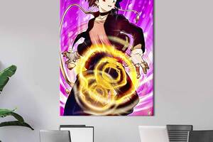 Картина в офис KIL Art Кьёка Джиро - героиня аниме Моя геройская академия 80x54 см (2an_94)