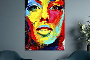 Картина в офис KIL Art Красивая яркая девушка 51x34 см (2art_135)