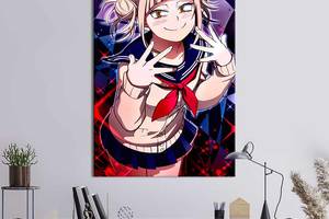 Картина в офис KIL Art Милая Химико Тога из аниме Моя геройская академия 80x54 см (2an_70)