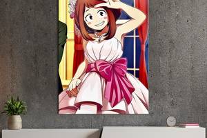 Картина в офис KIL Art Милая Очако Урарака из аниме Моя геройская академия 80x54 см (2an_114)