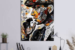 Картина в офис KIL Art Поп-арт Шелби - персонаж сериала Острые козырьки 80x54 см (2art_126)