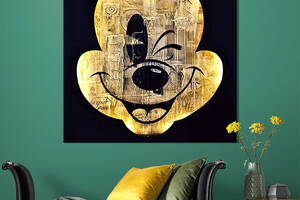 Картина в офис KIL Art Поп-арт весёлый Микки Маус 50х50 см (1art_42)