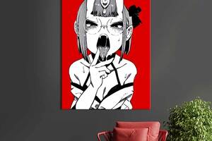 Картина в офис KIL Art Сексуальная Химико Тога - персонаж аниме Моя геройская академия 120x80 см (2an_46)