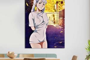Картина в офис KIL Art Сексуальная Ноэль Силва из аниме Чёрный клевер 51x34 см (2an_18)