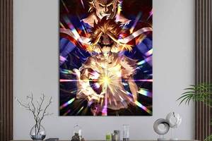 Картина в офис KIL Art Всемогущий Тошинори Яги из аниме Моя геройская академия 80x54 см (2an_96)