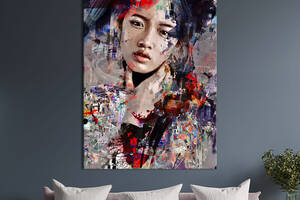 Картина в офис KIL Art Яркая восточная девушка 120x80 см (2art_139)