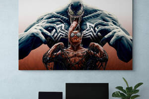 Картина Веном и Человек паук HolstPrint RK0431 размер 60 x 90 см